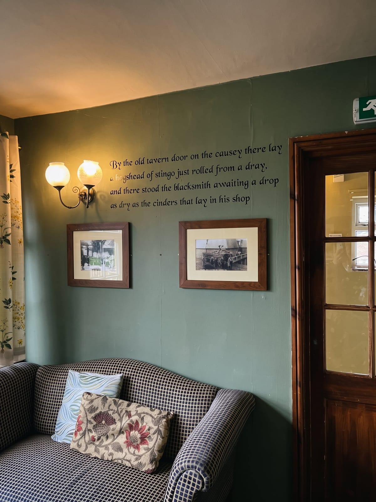A painted poem and old photographs