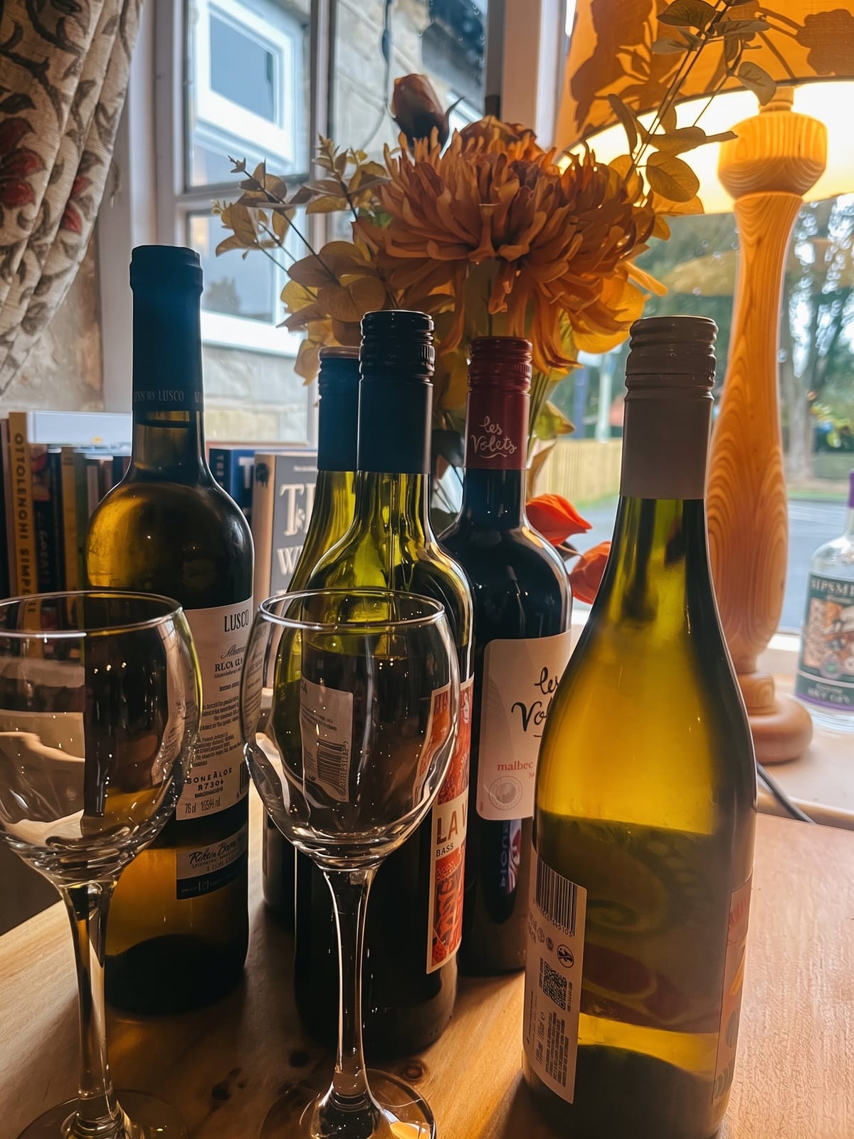 Wine by the window